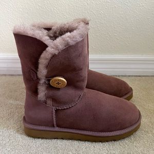 UGG Bailey Button Boots in Lavender